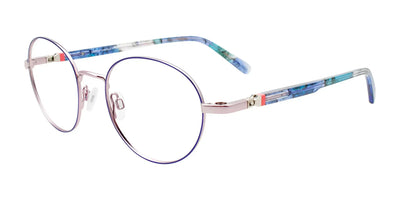 EasyClip EC642 Eyeglasses with Clip-on Sunglasses | Size 50