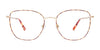 EasyClip EC643 Eyeglasses with Clip-on Sunglasses | Size 54 / Dark Brown
