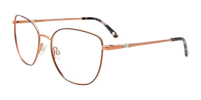 EasyClip EC643 Eyeglasses with Clip-on Sunglasses | Size 54
