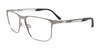 EasyClip EC644 Eyeglasses with Clip-on Sunglasses | Size 54 / Steel