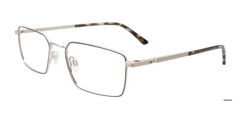 EasyClip EC645 Eyeglasses with Clip-on Sunglasses / Size 53 / Black & Silver