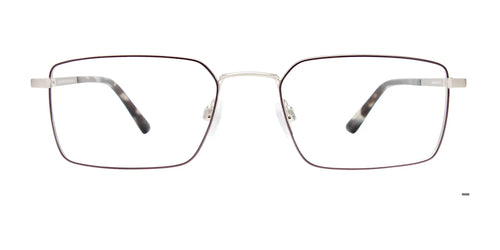 EasyClip EC645 Eyeglasses with Clip-on Sunglasses / Size 53 / Black & Silver