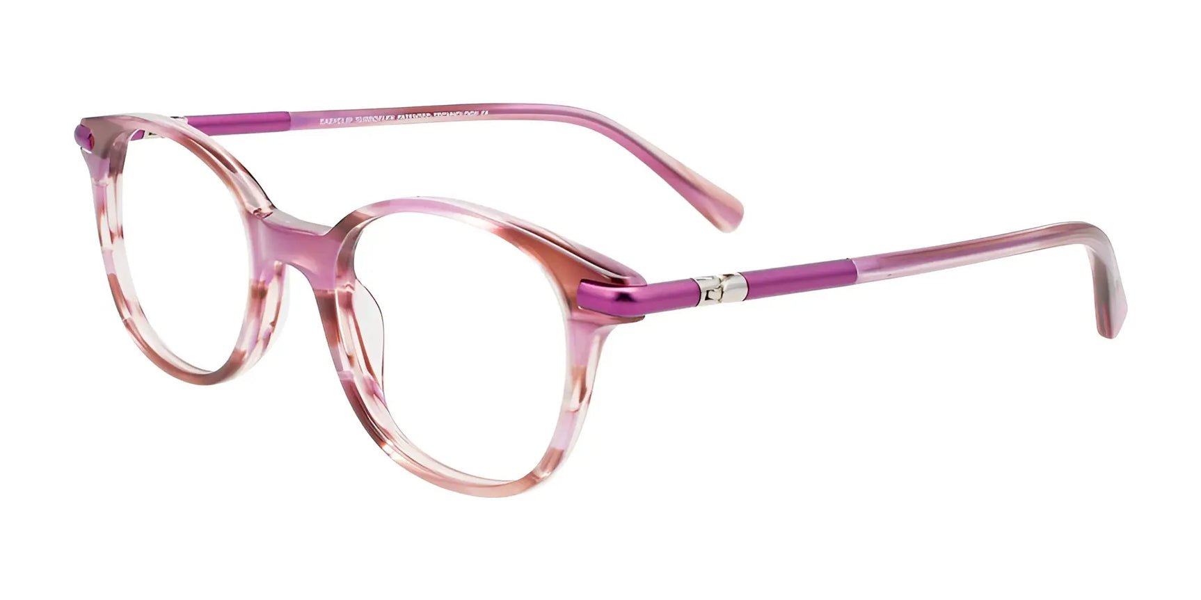 EasyClip EC649 Eyeglasses Purple Striped & Lime EasyClip EC649 Eyeglasses Purple Striped & Lime