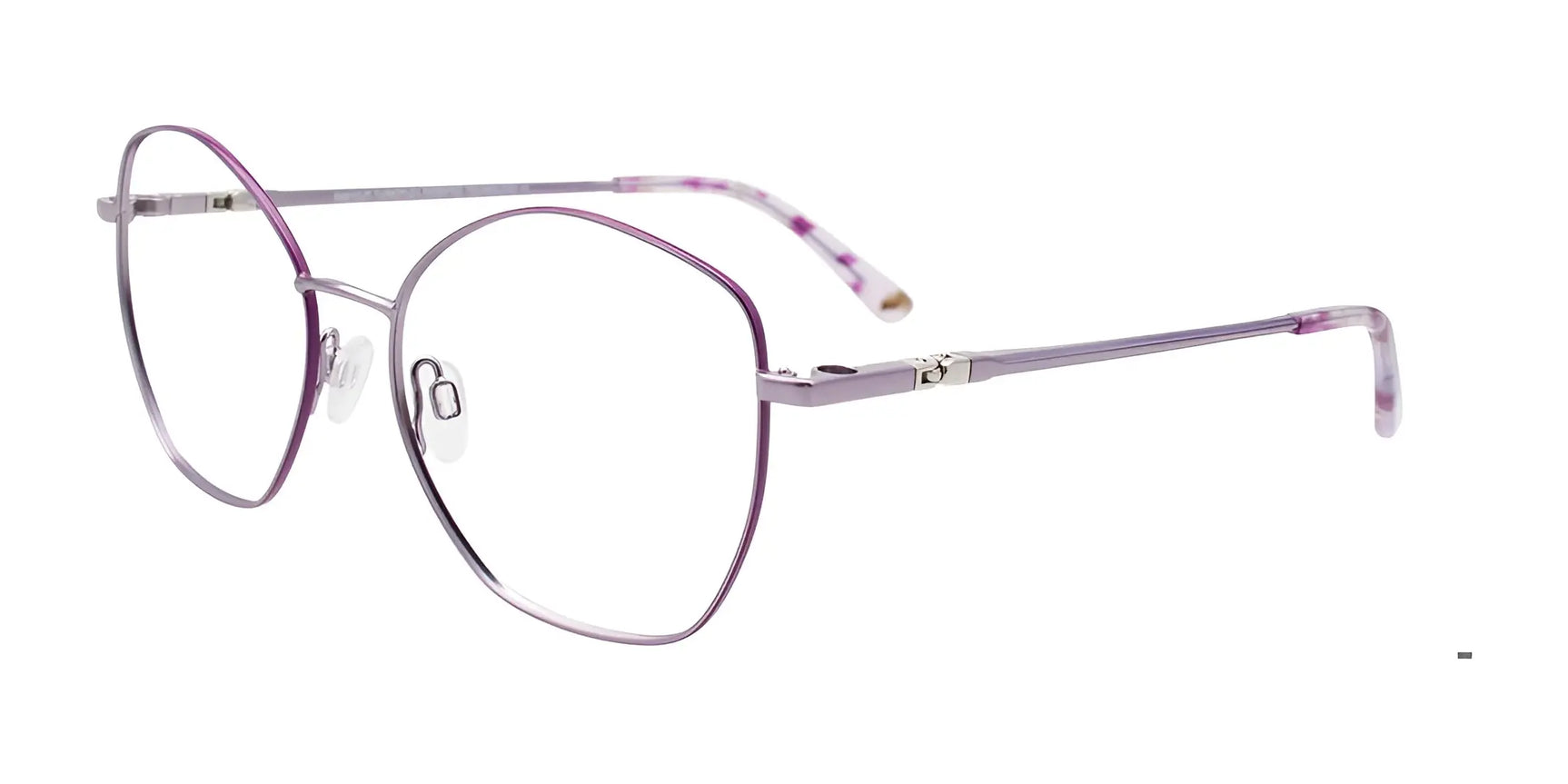 EasyClip EC650 Eyeglasses with Clip-on Sunglasses Light Purple & Purple EasyClip EC650 Eyeglasses with Clip-on Sunglasses Light Purple & Purple