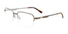 EasyClip EC662 Eyeglasses | Size 50 / Brown & Light Blue