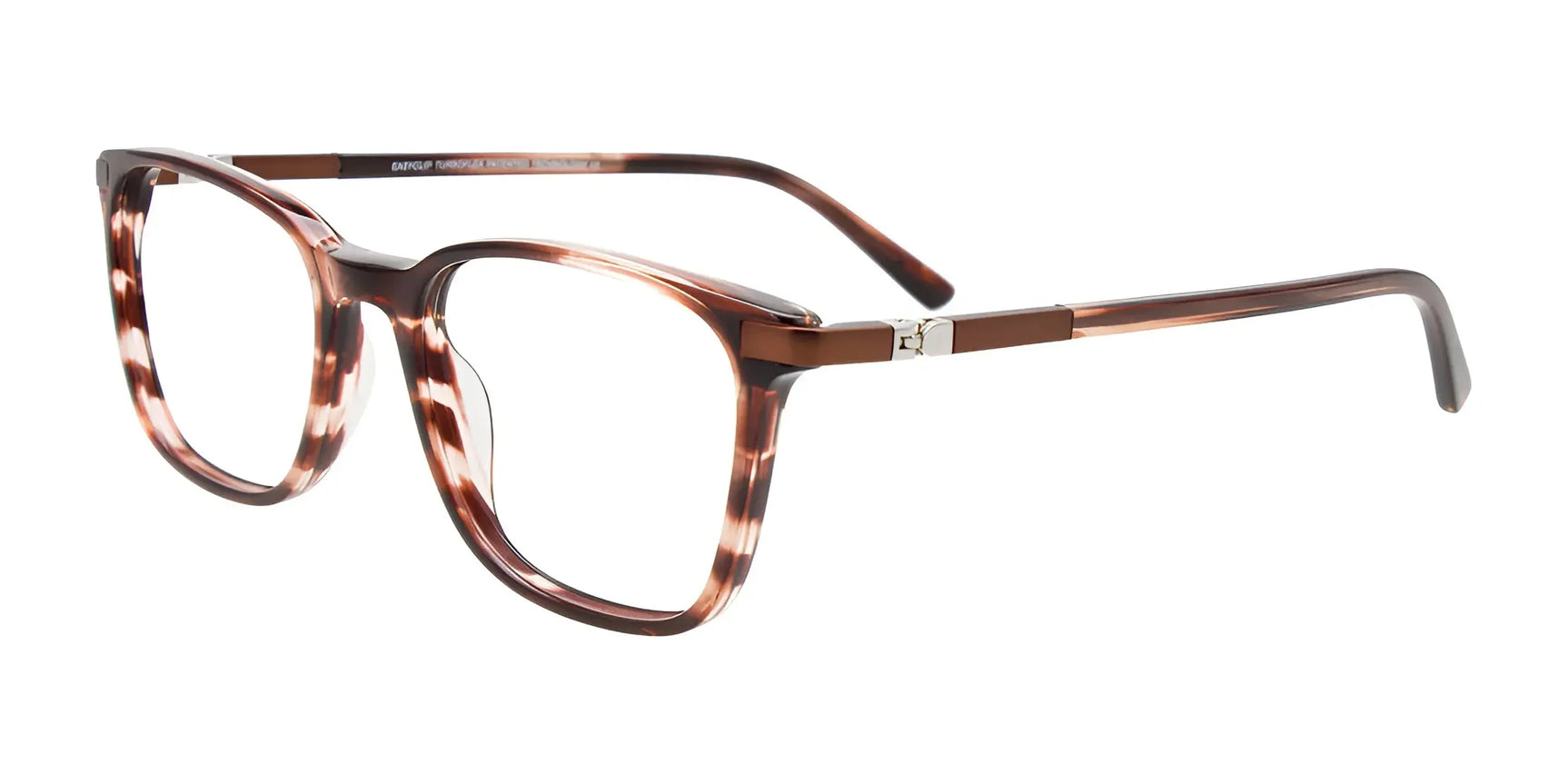 EasyClip EC664 Eyeglasses Transparent Marble Brown EasyClip EC664 Eyeglasses Transparent Marble Brown
