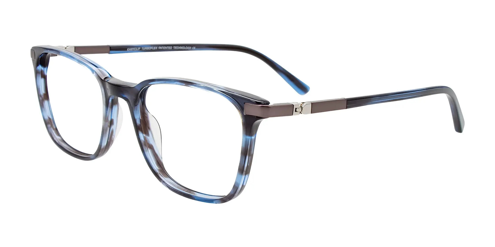 EasyClip EC664 Eyeglasses Transparent Marble Dark Blue EasyClip EC664 Eyeglasses Transparent Marble Dark Blue