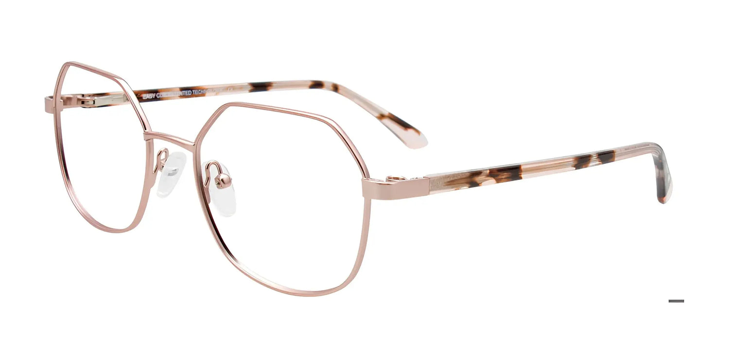 EasyClip EC665 Eyeglasses with Clip-on Sunglasses Rose Gold / Rose Tortoise EasyClip EC665 Eyeglasses with Clip-on Sunglasses Rose Gold / Rose Tortoise