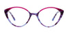 EasyClip EC688 Eyeglasses with Clip-on Sunglasses | Size 49 / Beige Tortoise & Pink/Mocha Mousse