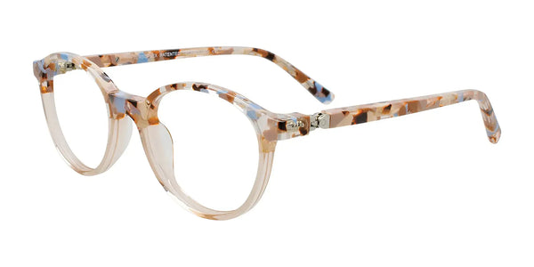 EasyClip EC692 Eyeglasses | Size 43 / Beige & Multicolor