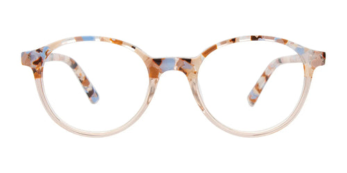 EasyClip EC692 Eyeglasses / Size 43 / Beige & Multicolor