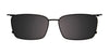 EasyClip EC695 Eyeglasses with Clip-on Sunglasses | Size 55 / Clip Only (Color №050)