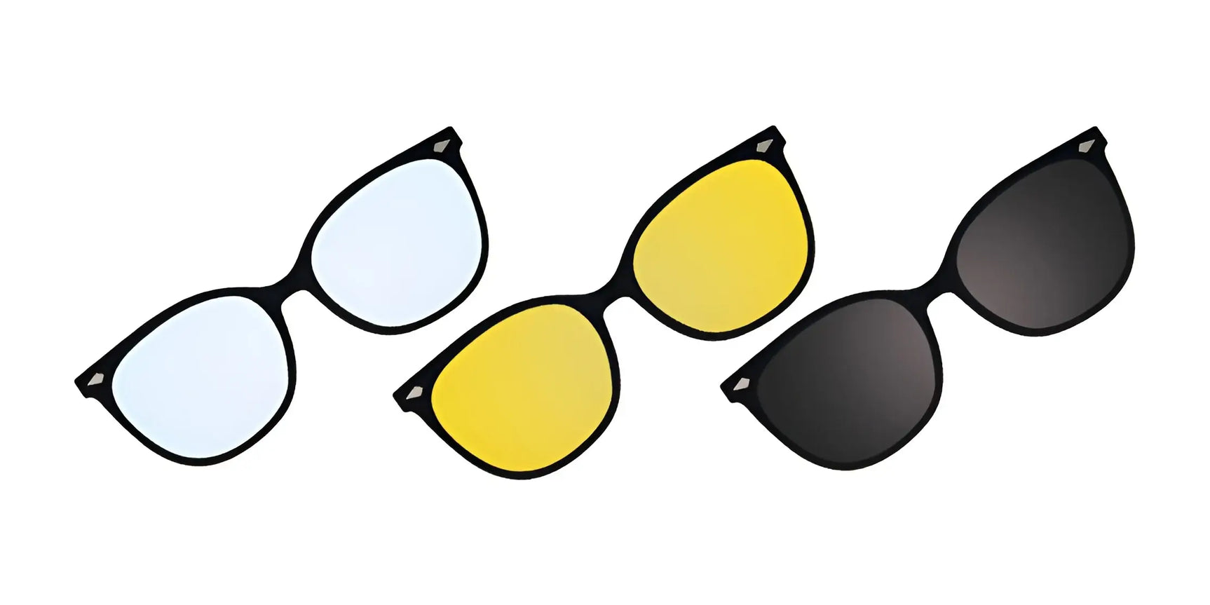 Easy3Clip EC699 Eyeglasses with Clip-on Sunglasses Clip Only (Color №060) Easy3Clip EC699 Eyeglasses with Clip-on Sunglasses Clip Only (Color №060)