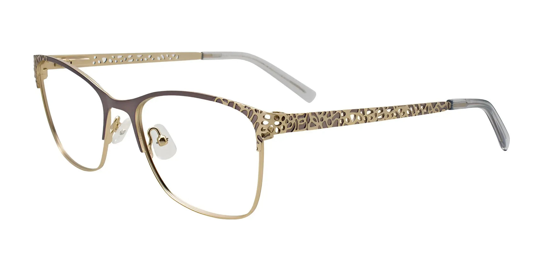 EasyClip EC704 Eyeglasses with Clip-on Sunglasses Steel & Silver EasyClip EC704 Eyeglasses with Clip-on Sunglasses Steel & Silver