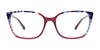 EasyClip EC706 Eyeglasses | Size 55 / Blue & Multicolor