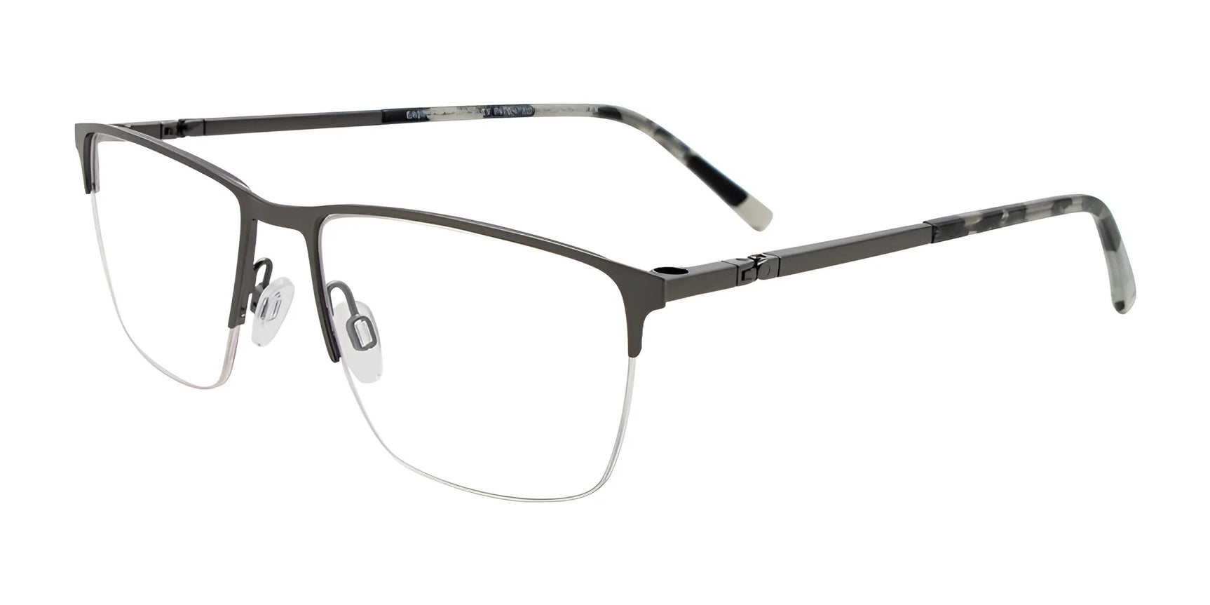 EasyClip EC712 Eyeglasses Satin Steel EasyClip EC712 Eyeglasses Satin Steel