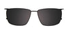EasyClip EC712 Eyeglasses with Clip-on Sunglasses | Size 55 / Clip Only (Color №090)