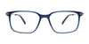 EasyClip EC714 Eyeglasses with Clip-on Sunglasses | Size 54 / Khaki Transparent