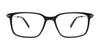 EasyClip EC714 Eyeglasses with Clip-on Sunglasses | Size 54 / Khaki Transparent
