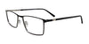 EasyClip EC715 Eyeglasses | Size 55 / Black & Steel