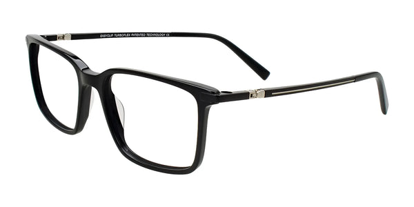 EasyClip EC720 Eyeglasses with Clip-on Sunglasses | Size 53 / Black