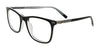 EasyClip EC722 Eyeglasses | Size 47 / Black On Crystal