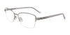 EasyClip EC724 Eyeglasses with Clip-on Sunglasses | Size 53 / Steel