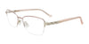 EasyClip EC724 Eyeglasses with Clip-on Sunglasses | Size 53 / Pink & Steel
