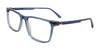 EasyClip EC727 Eyeglasses | Size 55 / Transparent Blue & Indigo