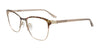 EasyClip EC732 Eyeglasses | Size 53 / Animal Patter & Soft Gold