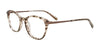 Easyclip EC736 Eyeglasses with Clip-on Sunglasses | Size 50 / Brown