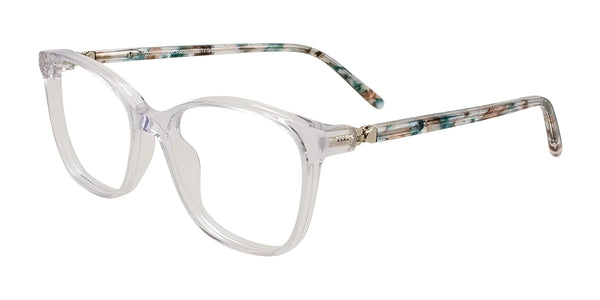 EasyClip EC740 Eyeglasses | Size 49 / Crystal