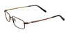 EasyTwist ET890 Eyeglasses | Size 55 / Satin Dark Copper Brown