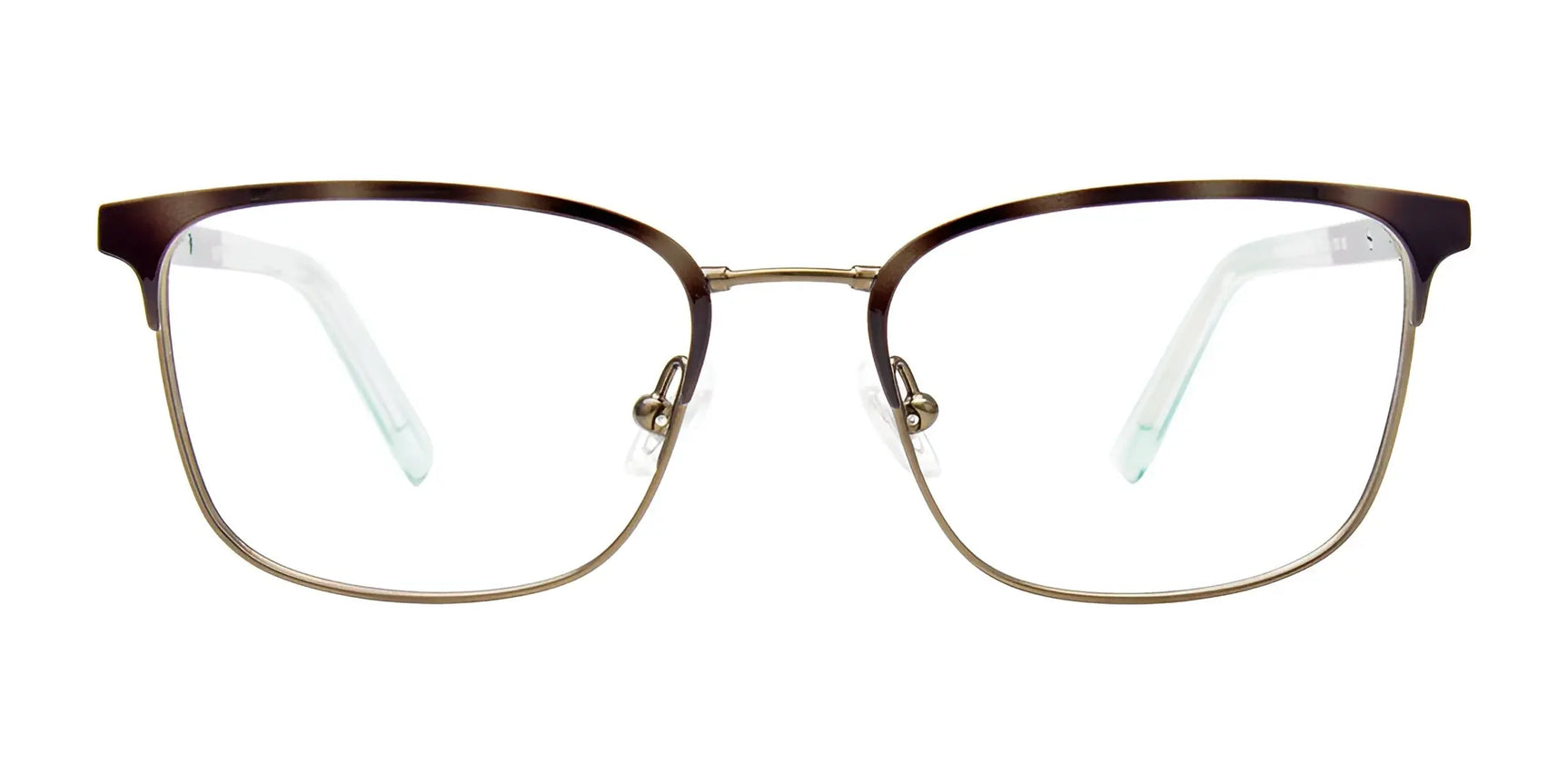 The EasyTwist ET9001 Eyeglasses | Size 47 by EasyTwist feature gold metal rectangular frames, clear lenses, and white temple tips, offering a flexible, durable fit and classic style—prescription ready on a white background. The EasyTwist ET9001 Eyeglasses | Size 47 by EasyTwist feature gold metal rectangular frames, clear lenses, and white temple tips, offering a flexible, durable fit and classic style—prescription ready on a white background.