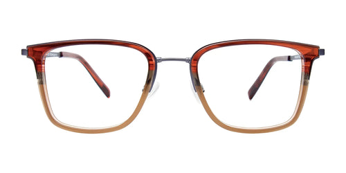 EasyTwist ET9006 Eyeglasses / Size 50 / Str Brn & Gry Bl & Lt Brn/Gry Bl