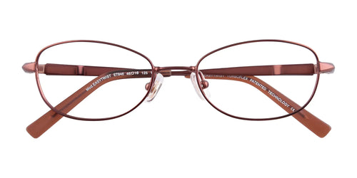 EasyTwist ET946 Eyeglasses / Size 46 / Matt Dark Chocolate