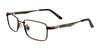 EasyTwist ET980 Eyeglasses | Size 46 / Satin Brown
