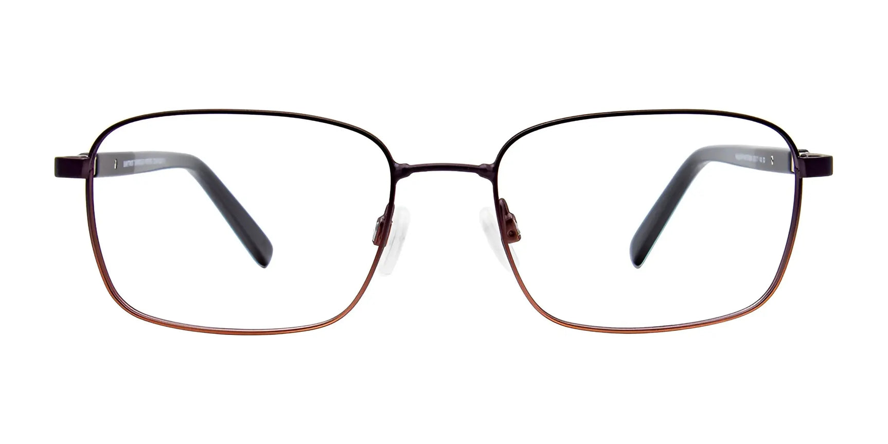 EasyTwist ET990 Eyeglasses by EasyTwist feature brown rectangular thin metal frames and clear lenses. These classic rectangle eyeglasses offer style and flexibility thanks to their twistable design. EasyTwist ET990 Eyeglasses by EasyTwist feature brown rectangular thin metal frames and clear lenses. These classic rectangle eyeglasses offer style and flexibility thanks to their twistable design.