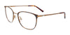 EasyTwist ET999 Eyeglasses | Size 52 / Matt Demi Amber & Matt Light Brown