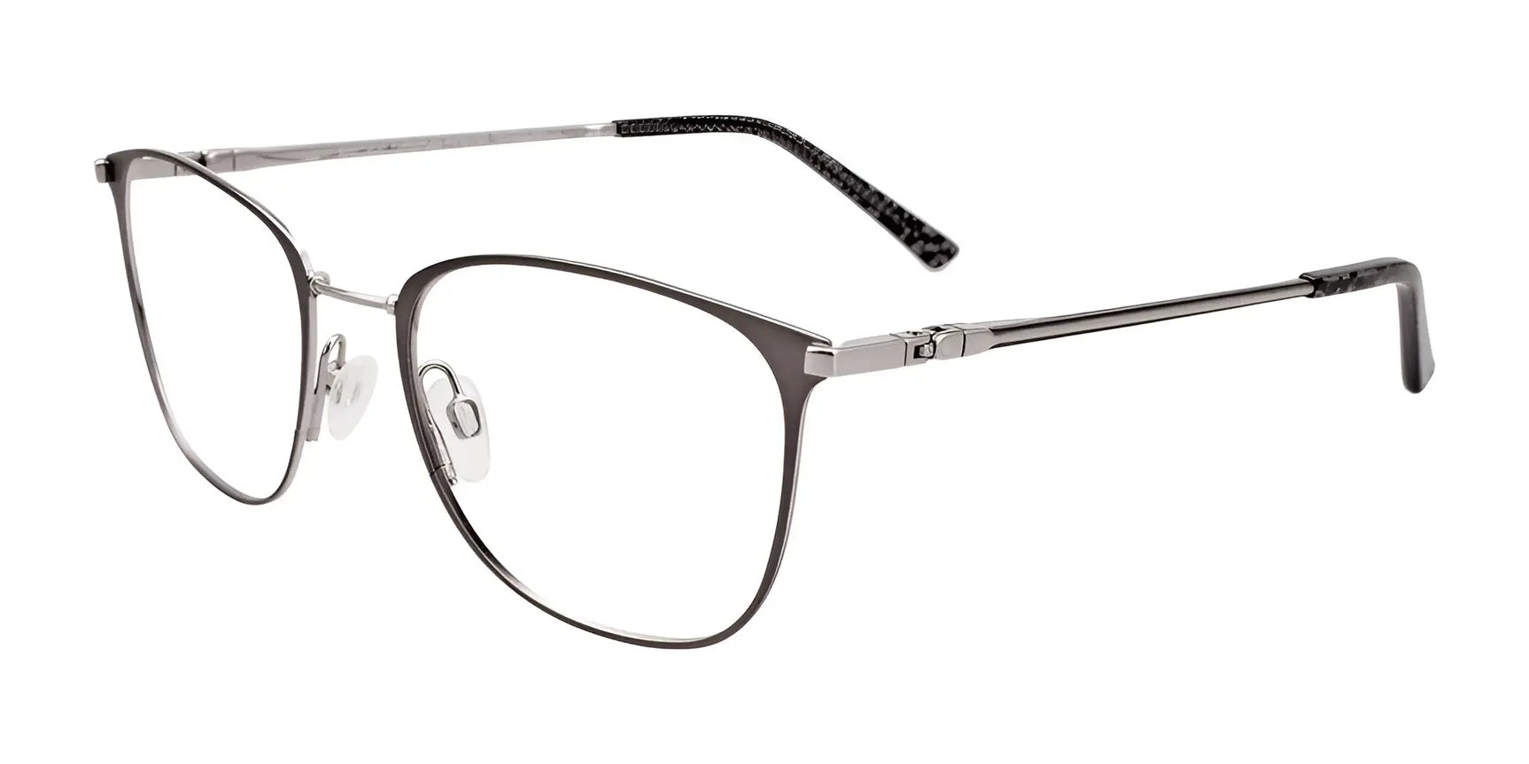 EasyTwist ET999 Eyeglasses Matt Grey & Shiny Steel EasyTwist ET999 Eyeglasses Matt Grey & Shiny Steel