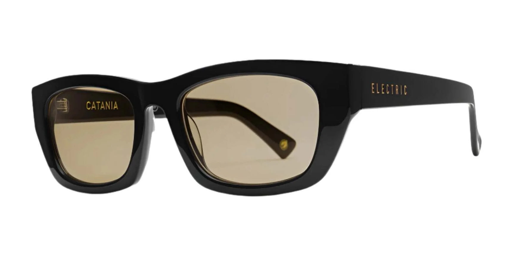 Electric Catania Sunglasses Gloss Black / Amber Electric Catania Sunglasses Gloss Black / Amber