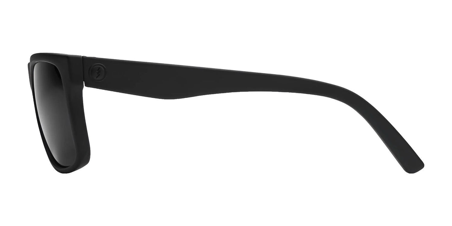 The Electric Jason Momoa Swingarm M Sunglasses feature a sleek black design with smooth, slightly curved arms and provide excellent UV protection. The Electric Jason Momoa Swingarm M Sunglasses feature a sleek black design with smooth, slightly curved arms and provide excellent UV protection.