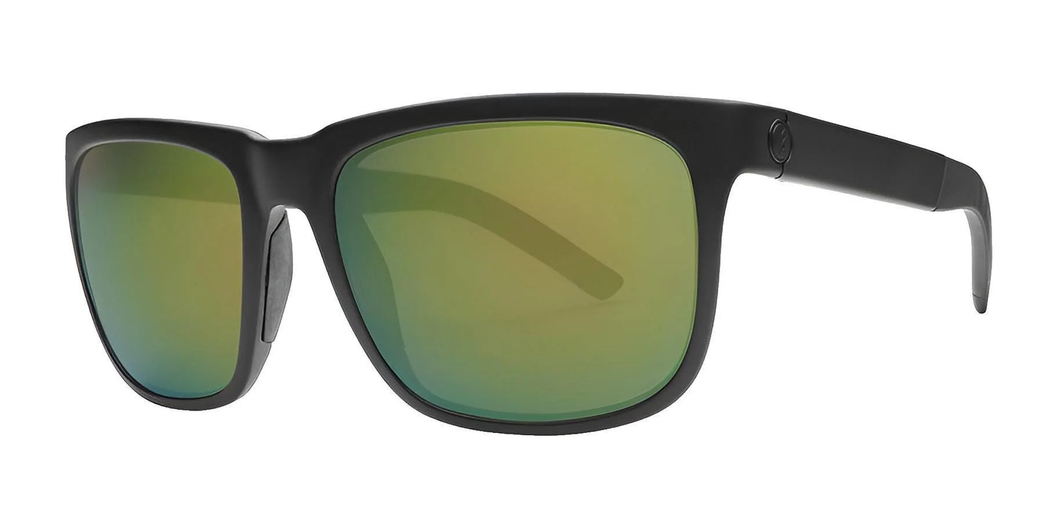 Electric Knoxville Sport XL Sunglasses Matte Black / Green Polarized Pro Electric Knoxville Sport XL Sunglasses Matte Black / Green Polarized Pro