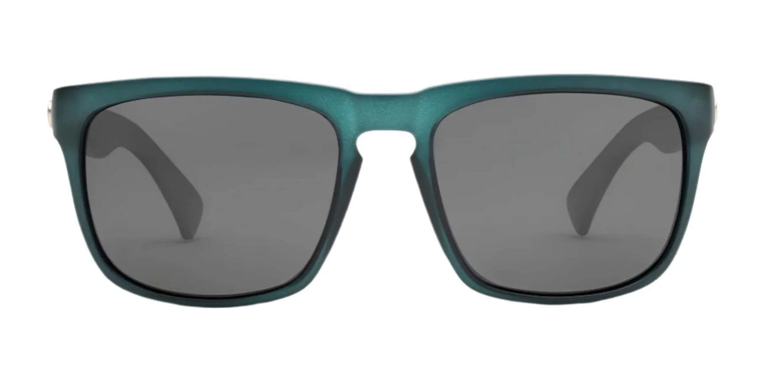 The Electric Knoxville XL Sunglasses | Size 61 by Electric are teal-framed with dark lenses, shown front-facing on a white background, delivering lightweight comfort and top-tier sun protection. The Electric Knoxville XL Sunglasses | Size 61 by Electric are teal-framed with dark lenses, shown front-facing on a white background, delivering lightweight comfort and top-tier sun protection.