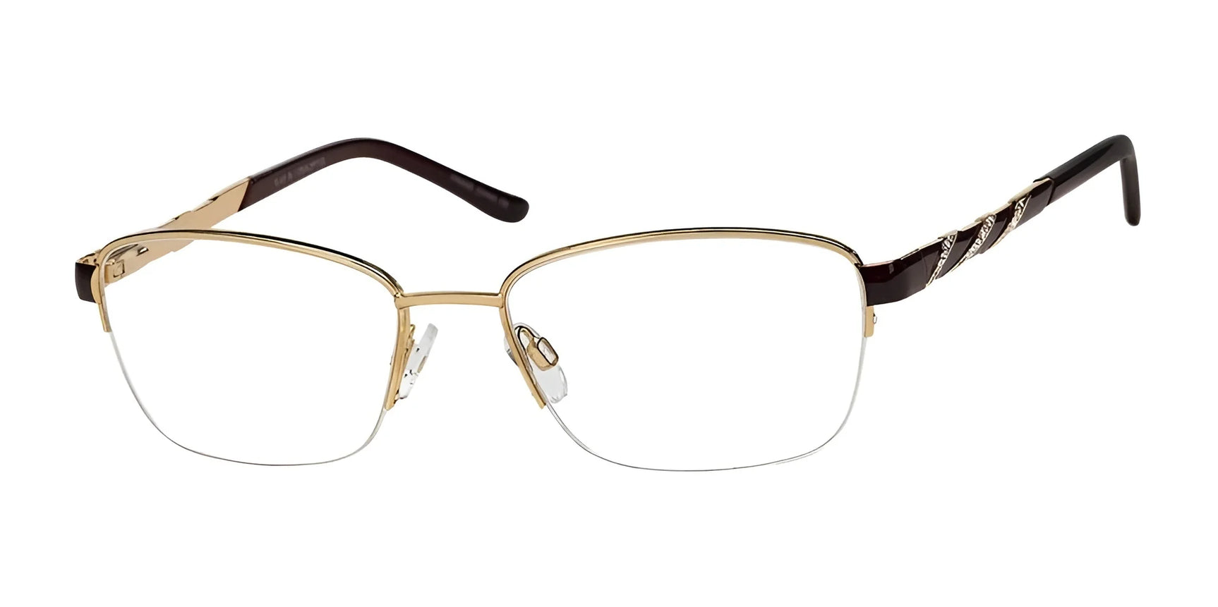 Elegante EL43 Eyeglasses Gold Elegante EL43 Eyeglasses Gold