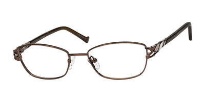 Elegante EL44 Eyeglasses Light Brown