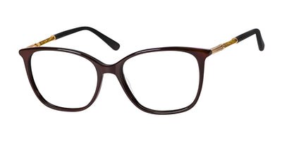Elegante EL46 Eyeglasses Chocolate