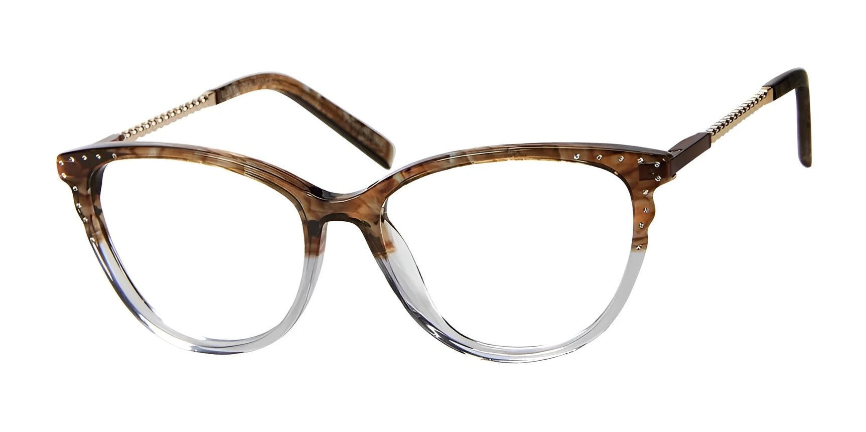 Elegante EL50 Eyeglasses Brown Elegante EL50 Eyeglasses Brown