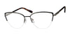Elegante EL51 Eyeglasses | Size 55 / Black