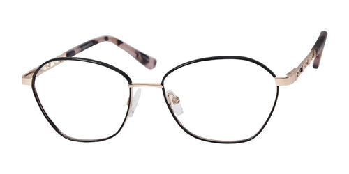 Elegante EL61 Eyeglasses / Size 53 / Black / Rose